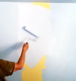 Painter Painting Interior Walls!